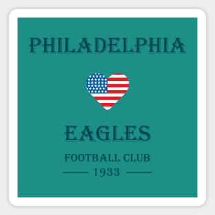 Philadelphia Football Club With Love Magnet